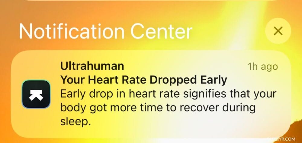 Ultrahuman Sleep Tracking Notification product image