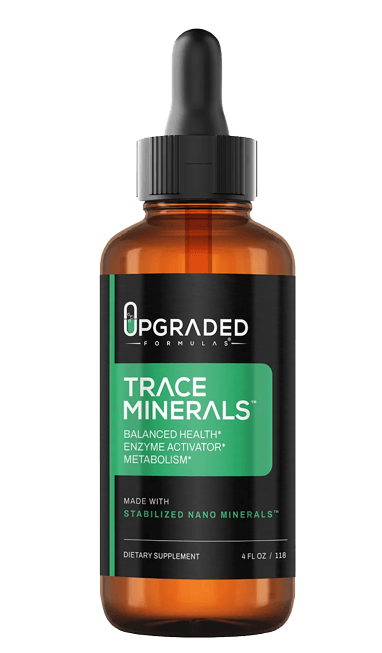 Upgraded Formulas Upgraded Trace Minerals nano-ionic supplement bottle