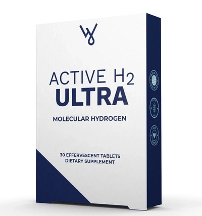 Water and Wellness Active H2 Ultra Molecular Hydrogen box of 30 tablets in blister packs