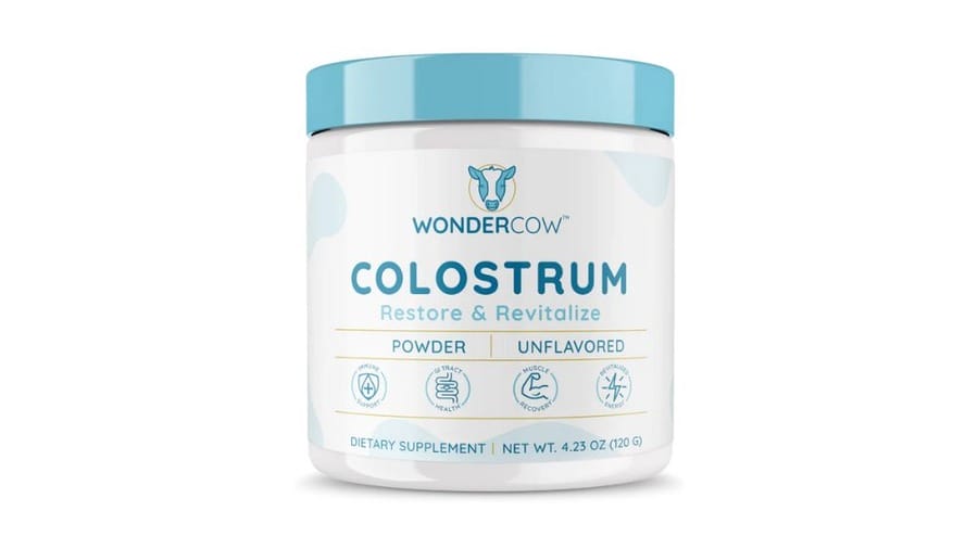 WonderCow colostrum jar